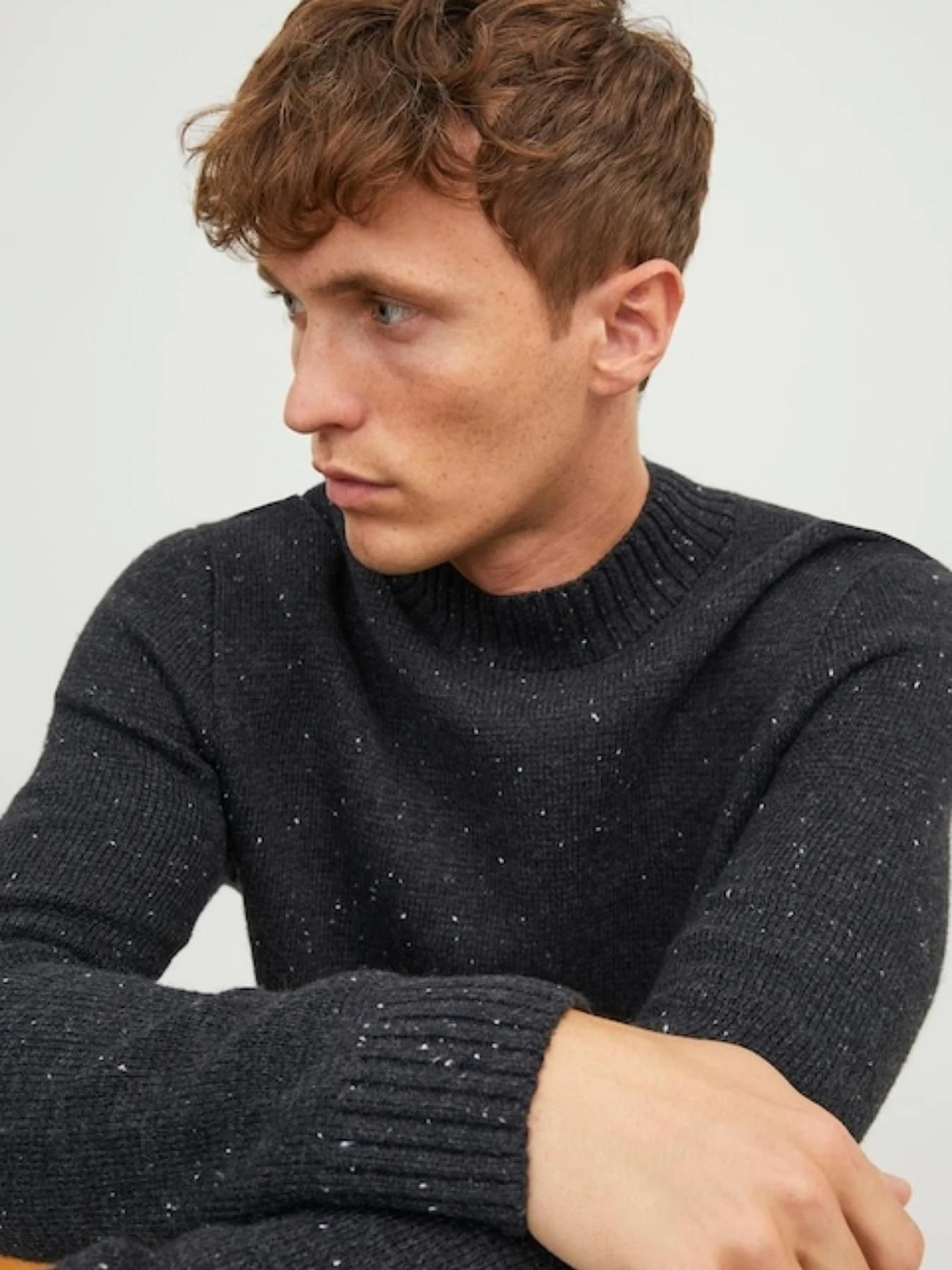 Свитры и кардиганы JACK & JONES модель 12242468_DarkGreyMelange Фото