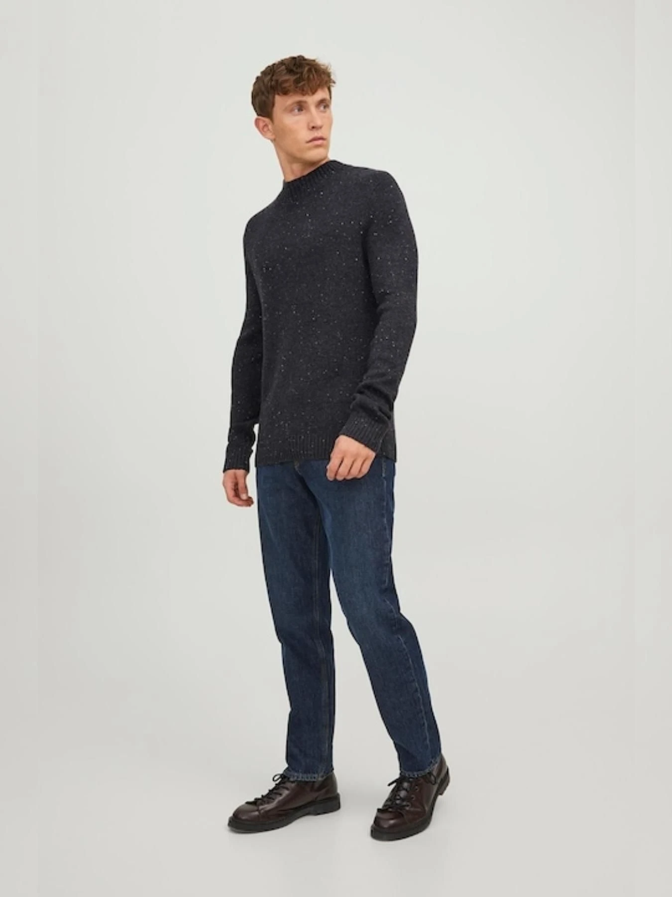 Свитры и кардиганы JACK & JONES модель 12242468_DarkGreyMelange Фото