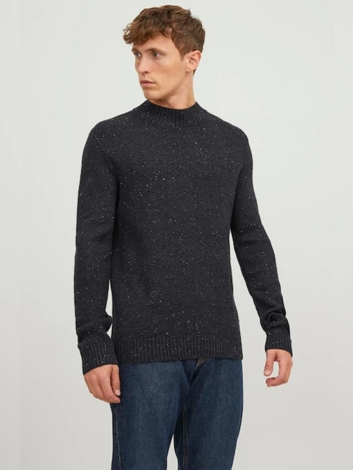 Свитерлер мен кардигандар JACK & JONES үлгі 12242468_DarkGreyMelange Фото