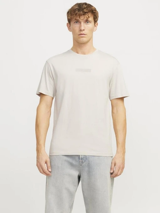 Футболкалар мен поло жейделер JACK & JONES үлгі 12269369_Moonbeam Фото
