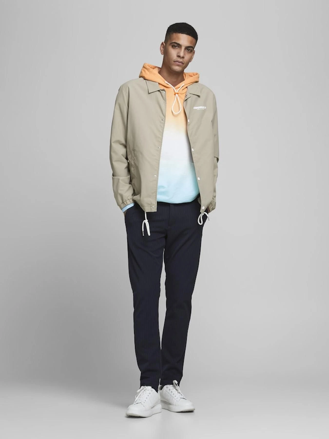 Худи и свитшоты JACK & JONES модель 12189252_ShellCoral Худи и свитшоты JACK & JONES модель 12189252_ShellCoral Фото