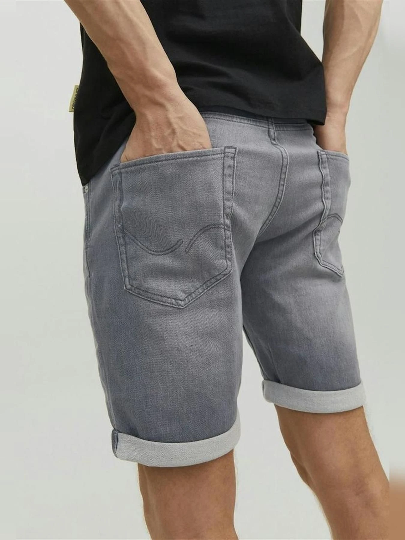 Шорты JACK & JONES модель 12223680_GREYDENIM Фото